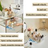 Attelite RollOut Refrigerator Drawer Organizer and Storage Clear Design with