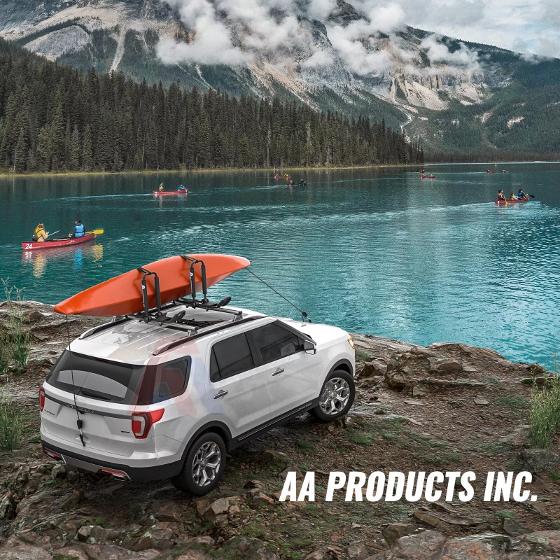 AA-Racks J-Style Bilateral Folding Kayak Carrier for Canoe 180° Folding