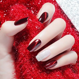 Allenbelle Semi-permanent Magnetic Nail Polish UV LED Gel Kit Semi-permanent Nail Polishes Nail Polish UV LED Gel Nails (002)