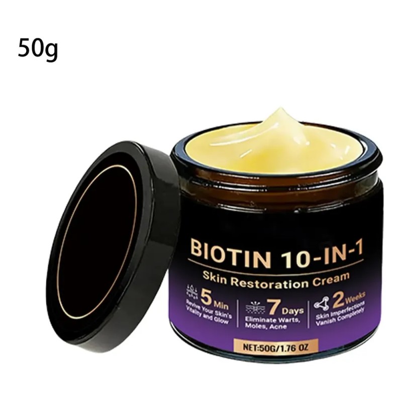 Crema Reparadora De La Piel Con Biotina 10 En 1,