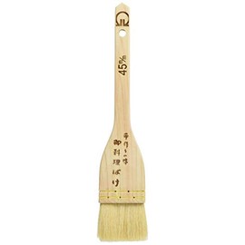 Endo Shoji (Endo Shoji) Professional Painting Brush, Commercial Use, White Wooden Handle Brush (Goat Hair), 45mm, Cypress, Goat Hair, Cypress Made in Japan, Goat Hair Made in China, WHK01045