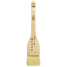 Endo Shoji (Endo Shoji) Professional Painting Brush, Commercial Use, White Wooden Handle Brush (Goat Hair), 45mm, Cypress, Goat Hair, Cypress Made in Japan, Goat Hair Made in China, WHK01045