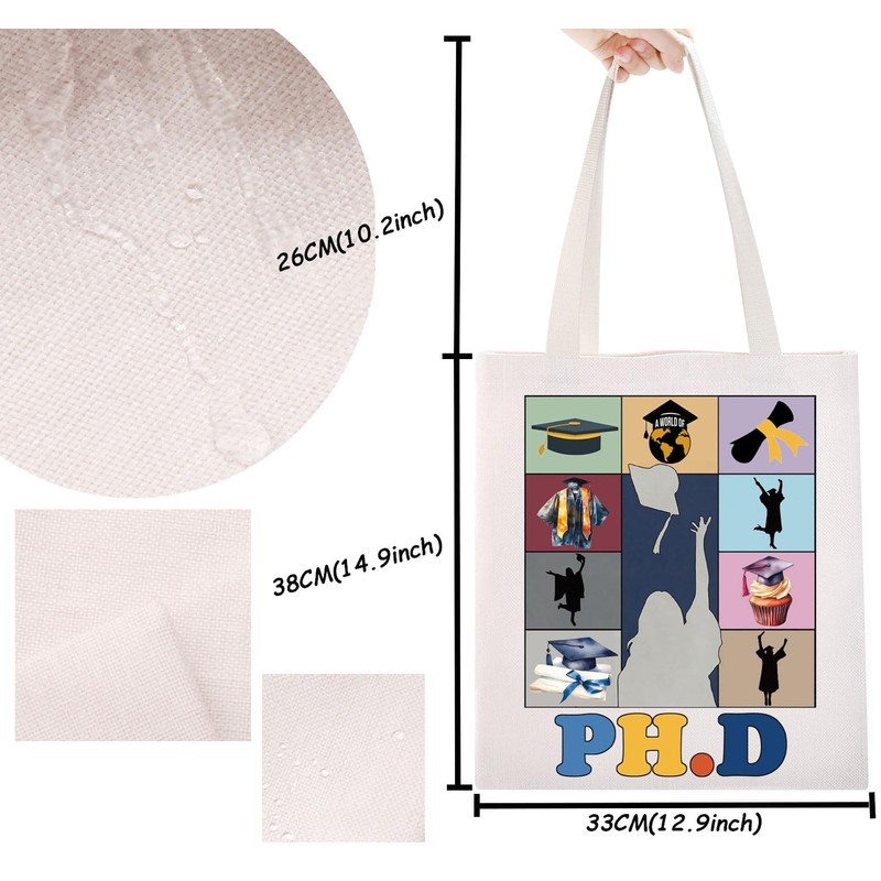 PHD Tote Bag Doctorate Degree Gift for PHD New PHD