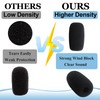 AKSONMN 18 Pack Mini Foam Windscreen for Headset Microphone -