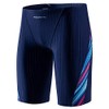 MY KILOMETRE Men's Swimsuit Jammer Solid Swim Jammers Endurance Long