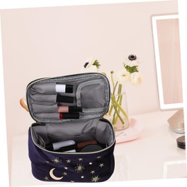 Tofficu Makeup Train Case Tools Pouch Toiletry Bags for Women Lipstick Organizer Large Capacity Makeup Bag Zipper Carrying Pouch Small Cosmetic Pouch Small Item Portable Travel