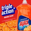 Ajax Ultra Liquid Dish Soap Orange Scent,Triple Action, Mess-Free, Easy-Flip