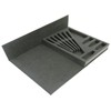 Navara cases Tray: 18x Paintbrushes, 4x Vallejo, Army Painter or Master Series Paint bottles with space for accessories in Starter Grey