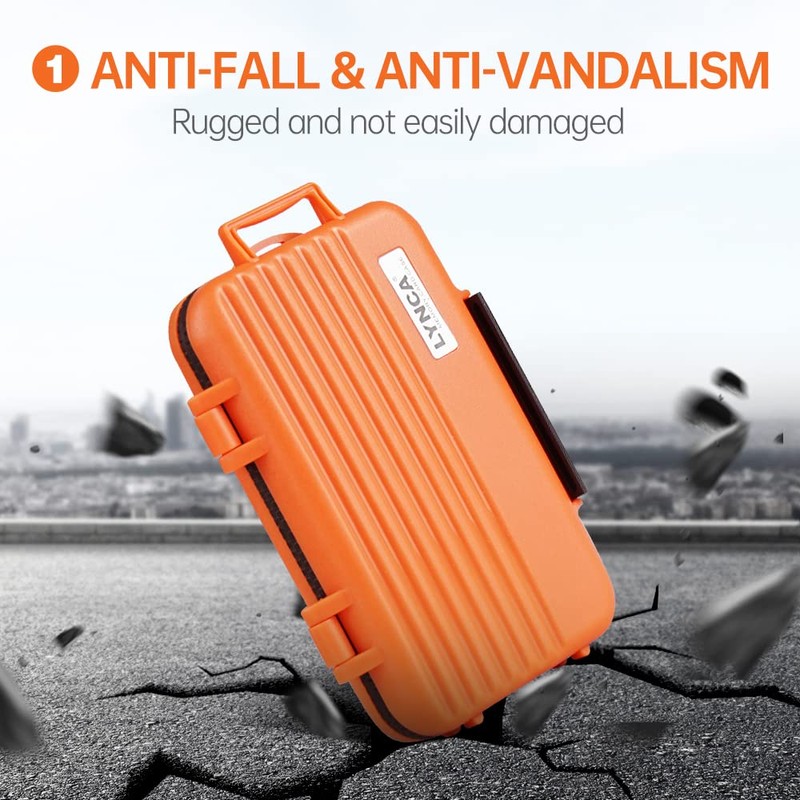 24 Slots Memory Card Case Water-Resistant & Anti-Shock Memory Card