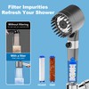 Filtered Shower Head with Handheld,High Pressure Shower Heads 3 Spray