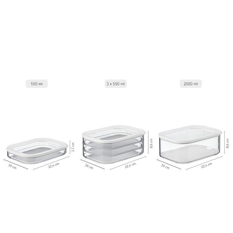 Mepal Cheese Box - Storage Box with Lid for Cheese