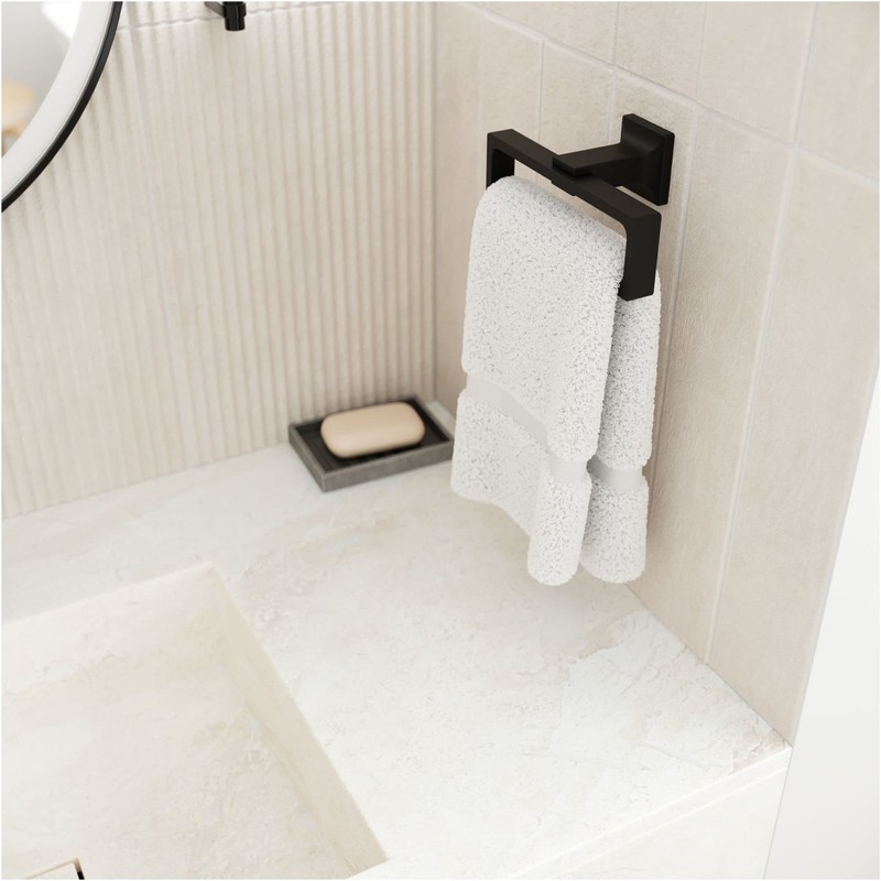 Pfister, BRB-VRVD, Verve 7-1/4" Wall Mounted Towel Ring, Polished Nickel