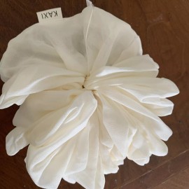 Free The People Kaxi Co. Chiffon Jumbo Scrunchie Free The People Cream Color