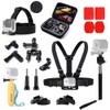 ASOCEA 20-In-1 Action Camera Accessories Kit Compatible with Campark ACT74,