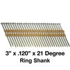 3" x .120" (10d) 21 Degree - Vinyl Coated -
