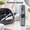 Toothbrush Travel Container Case for Oral Care - Transparent Portable
