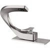 HOMILI Brushed Nickel Bathroom Sink Faucets,Single Hole Vanity Faucet Brass