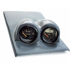 Gbodyparts Grand National Turbo T-type RACE STYLE CONSOLE 2 GAUGE POD GRAY 52MM 2-1/16" USA