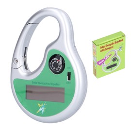 Solar Powered Mosquito Insect Repellent with Compass Outdoor Sports Camping Hiking AccessoriesSolar Powered Mosquito Repellent