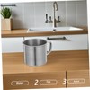 ABOOFAN 6Pcs 190ml Stainless Steel Kids Water Cups Handle Unbreakable