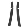 4Pcs Console Armrest Side Cover Carbon Fiber Trim Sticker Fit