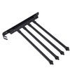 Stainless Steel Swivel Towel Hanger Holder Black Rotating Movable Towel