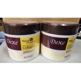 Dexe Maca Collagen Hair Mask 500ml Repair Treatment New 2-Pack