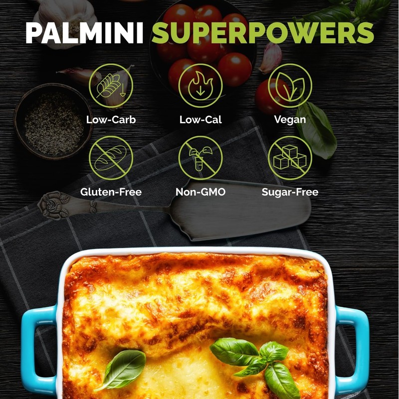 Palmini Lasagna Sheets | Low-Carb, Low-Calorie Hearts of Palm Lasagna