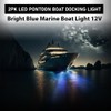 ALLGOOD 2 Pcs LED Pontoon Boat Docking Light Bright White