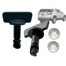 KAP Replacement for Zinc Alloy Bolts 2015-2024 Traverse Yukon Denali Tahoe Hitch Cover 2-PC Pack 11612235 11612237