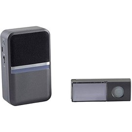 Heidemann 70847 Wireless Chime Complete Set with USB Connection Can Be Played