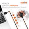subtel® Ladegerät + USB Kabel 1m kompatibel mit Garmin Fenix