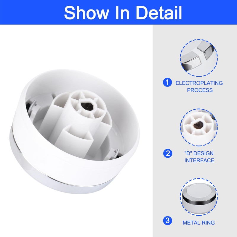 WE01X24552 Dryer Knob Replacement For GE Dryer Timer Control Center