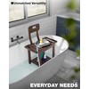 BLUEWEST 23.4'' Shower Chair with Backrest Bath Chair for Inside
