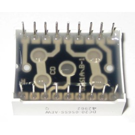 2 Digit / 2 Cathode Red 2.5 VDC 7 Segment LED Display - Two 0.57" Digits