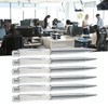 6Pcs Ball Point Pen Crystal Stone Replaceable Refill Elegant Multi