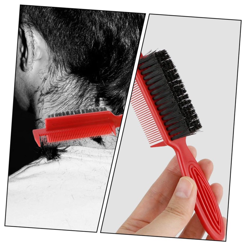FOMIYES 1pc Portable Dual-sided Broken Hair Comb and Brush for