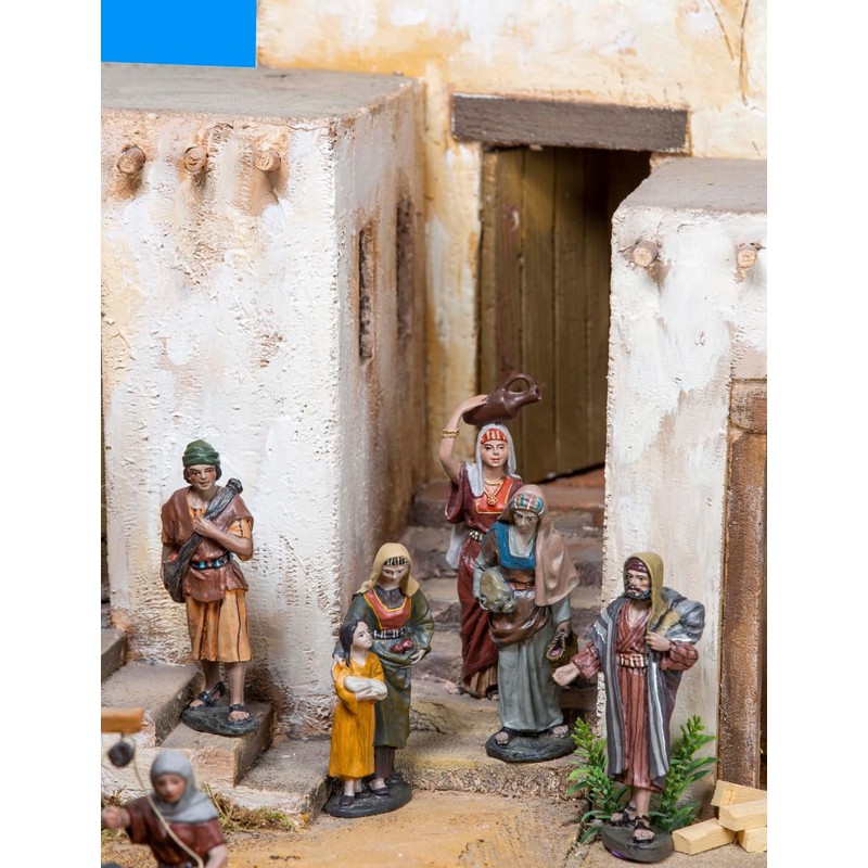 Christmas Nativity Figurine - J.L. Mayo - Peasant with Morral