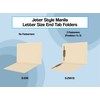 Manila File Folders, Doctor Stuff, Letter Size Reinforced Jeter Style