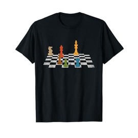 Scacchiera Gran Maestro Regalo Gioco Da Tavolo Scacchi Maglietta