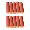 Profesius Flock Rollers, 10 cm, Pack of 10, Super Fine,