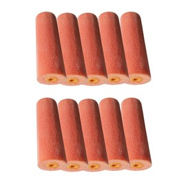 Profesius Flock Rollers, 10 cm, Pack of 10, Super Fine, Straight End, Double-Sided, for Paintwork