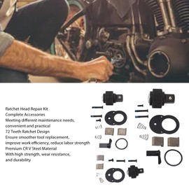 Ratchet Repair Kit, 3 Size 72 Teeth Ratchet Socket Wrench Repair Ratchet Head Repair Kit, Ratchet Wrench Part Kit