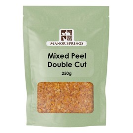 Mixed Peel Double Cut 250g by Manor Springs