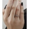 For Women Heart Eternity Ring For Women, Ladies Fashion. Silver