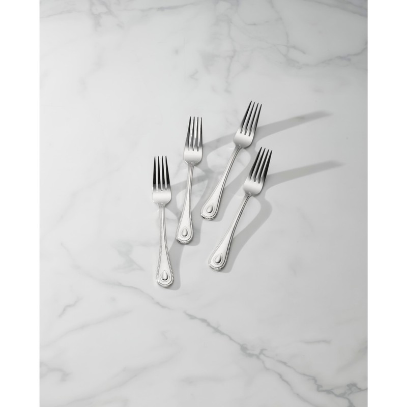 Lenox 894742 French Perle Dinner Forks, Set of 4