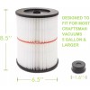 común (uso) Filtro Para Filtro De Aire, Repuesto Para Craftsman