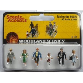 Woodland Scenics A1954 Stairs Climbing People Figures Track H0 HO 1:87 Taking The Stairs