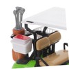 Mikinona Miniature Golf Cart Model Durable Desktop Decoration Realistic Golf
