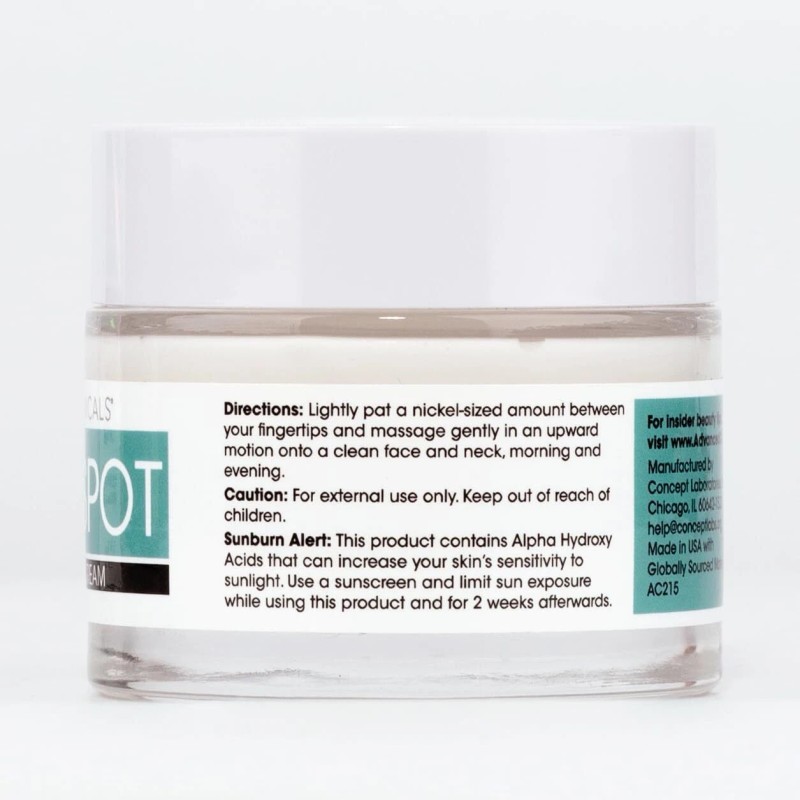 Advanced Clinicals Dark Spot Brightening Face Cream with Retinol and